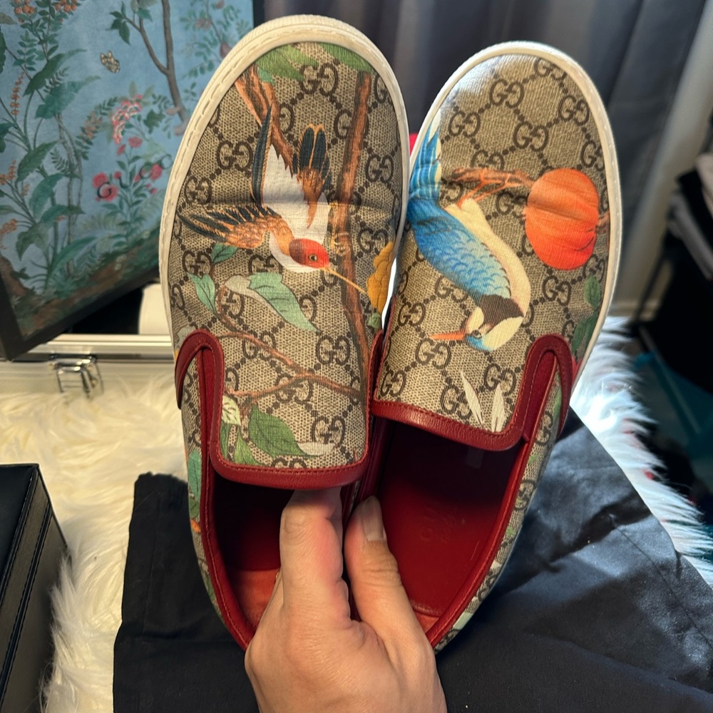 Gucci Tian Slip on Sneakers Men’s sz 10